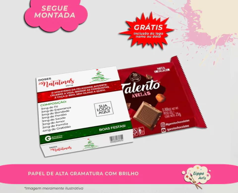 Embalagem para Talento - Doses Natalinas