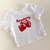 baby tee strawberry - buy online