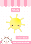 Cortador Sol cute maior