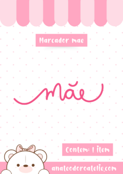 Marcador Mãe - comprar online