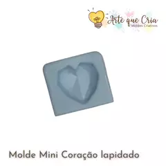 Molde Mini Coração Lapidado - Cód.AC000189 - comprar online