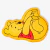 Almofada Formato Pooh Deitado 33cm | Oficial Licenciada Disney