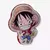 Almofada Formato Fibra One Piece -Luffy
