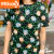 Camiseta preta Piticas com estampa das faces dos personagens Rick e Morty em estilo cartoon