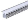 R-27 Perfil Slim Nano para Fita Led -Rill LED - Embutir - Barras com 3 Metros - 11 * 9 * 6.8mm - Anodizado