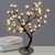 Árvore Abajur Cerejeira 48 Leds Fixo Branco Quente Bivolt