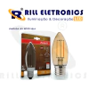 Lâmpada de Filamento de Led Retro VELA 2 Watts