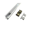R-20 Perfil Nano de Embutir com Aba para Fita de Led RILL LED ( Pintura Anodizado ) -Ideal para Locais Pequenos - Barras com 3 Metros - 17.2*12.8*10 m