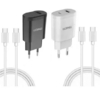 Carregador Turbo - 5.1A Máx - Duas Portas ( Type - C ) e ( USB )