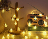 Cordão Bolinha de Led ( Gude ) 17 MM (36 Bolinhas ) - 5M Luz Fixa