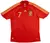 Camisa retro da Seleção da Espanha, temporada 2007/2009, com o número 7 de David Villa.