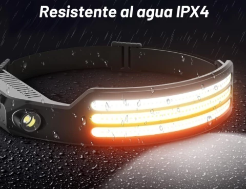 LAMPARA TACTICA DE CABEZA 3 LED´s 5000Lumens - comprar en línea