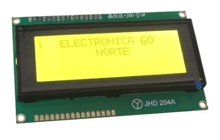 LCD 20x4 BACKLIGHT VERDE - comprar en línea