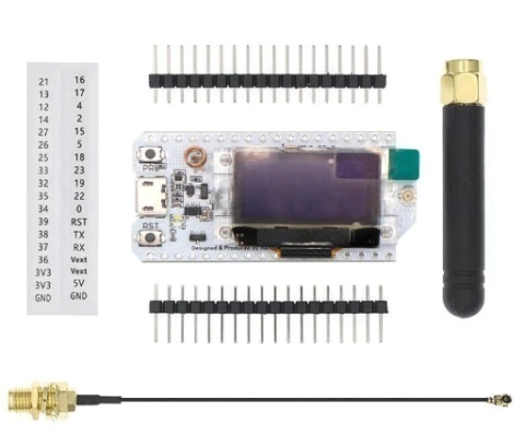 ESP-32 WiFi+BT+LoRa CON PANTALLA OLED 0.96", SX1276. - comprar en línea