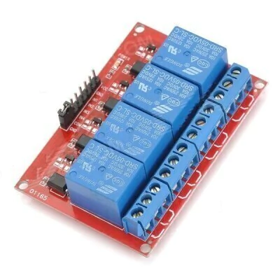 PLACA DE 4 RELAYS 5V