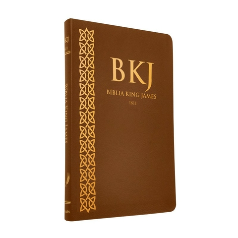 Bíblia Sagrada King James Fiel Ultra Fina Slim Marrom BKJ