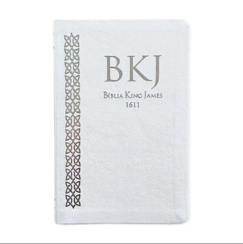 Bíblia Sagrada King James Fiel 1611 Ultra Fina Slim Branca