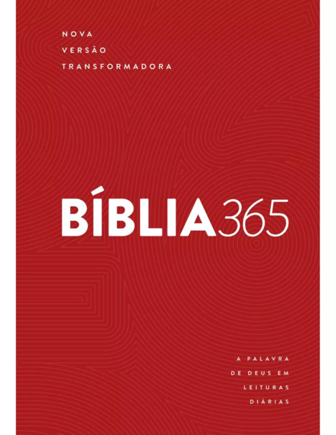 Bíblia 365 Nvt | A Palavra De Deus Em Leituras Diárias | Capa Dura Vermelha