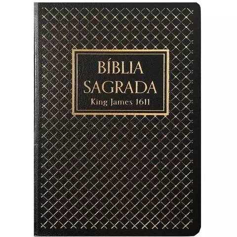 Bíblia Slim King James Fiel 1611 | BKJ | luxo Preta Clássica