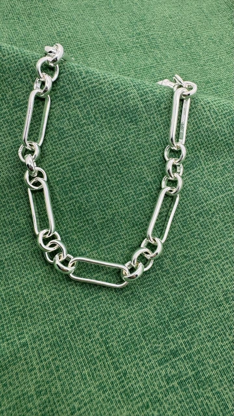 Pulseira Elos Grande Fecho Boia