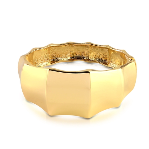 BRACELETE DOURADO COM DESIGN GEOMÉTRICO