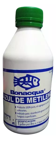 AZUL DE METILENO PARA PACERA MARCA BONACQUA 250ML