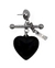 Brincos heart piercing