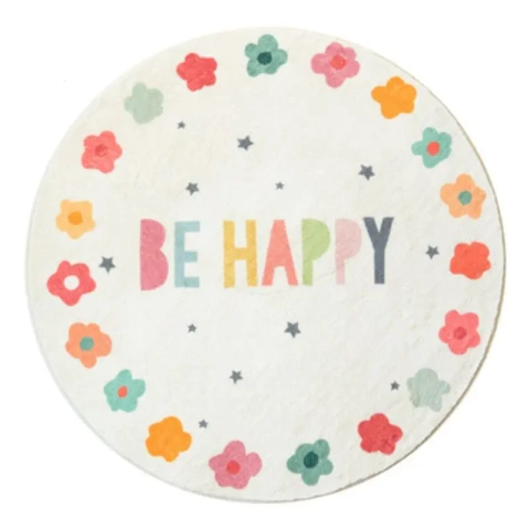 Tapete flores Be Happy infantil