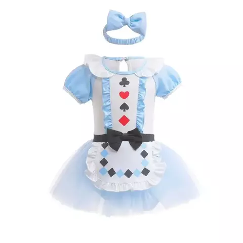 Vestido Body Bebe Fantasia Alice no País das Maravilhas Conforto KINDEA - comprar online