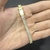 Pulseira Riviera Baguetes 6mm (Pedras de Zircônia Branca) (Fecho Gaveta Duplo) (12g) (Banho Ouro 18K) - GLORIOUS JOIAS