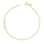 Pulseira Grumet 2mm (Fecho Tradicional) (TAG 18k) (2g) (Banho Ouro 18k)