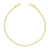 Pulseira Veneziana Dupla 2,2mm (Fecho Gaveta) (3,4g) (Banho Ouro 18k)