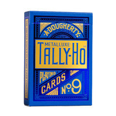 Baralho Tally-Ho MetalLuxe azul