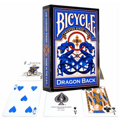 Baralho Bicycle Dragon Back Blue / Azul