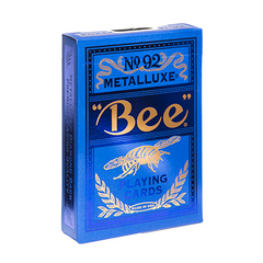 Baralho BEE Blue Metalluxe