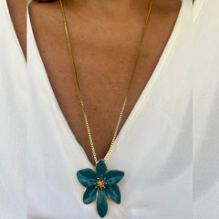 Colar Flor Azaleia - Dido store