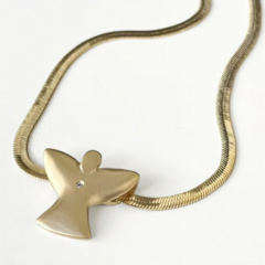 Colar fita com pingente divino