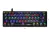 Teclado Gamer Nisuta Nskbgz61 Switch Brown Español España Color Negro Con Luz Rgb