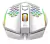 Kit Gamer T-Dagger Teclado y mouse T-TGS008W-BR Main Force Blanco - El Quinto Tecnología