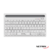 Teclado Inalámbrico BT USB Recargable Pc Tablet Netmak Kb650 Blanco