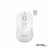 Mouse inalámbrico USB 2.4Ghz + Bluetooth 5.0 Recargable Netmak M640 Blanco