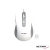 Mouse inalámbrico USB 2.4Ghz + Bluetooth 5.0 Netmak M690 Blanco