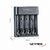 Cargador rápido USB para 4 Pilas AAA/AA Recargables Netmak NM-CH4 en internet