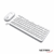 Combo kit teclado y mouse inalámbrico USB Netmak NM-KB850 Blanco - El Quinto Tecnología