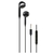 Auriculares In Ear Noga NG-1600 Manos Libres cableados Negro