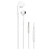 Auriculares In Ear Noga NG-1600 Manos Libres cableados Blanco
