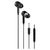 Auriculares In Ear Noga NG-1650 Manos Libres cableados Negro