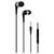 Auriculares In Ear Noga NG-1700 Manos Libres cableados Negro