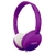 Auriculares Ultralivianos Noga NG-903 bluetooth + miniplug 3.5 Stereo Violeta