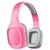 Auriculares bluetooth Aris Noga 918BT vincha Rosa